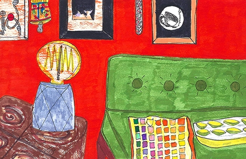 Drawing: Living Room